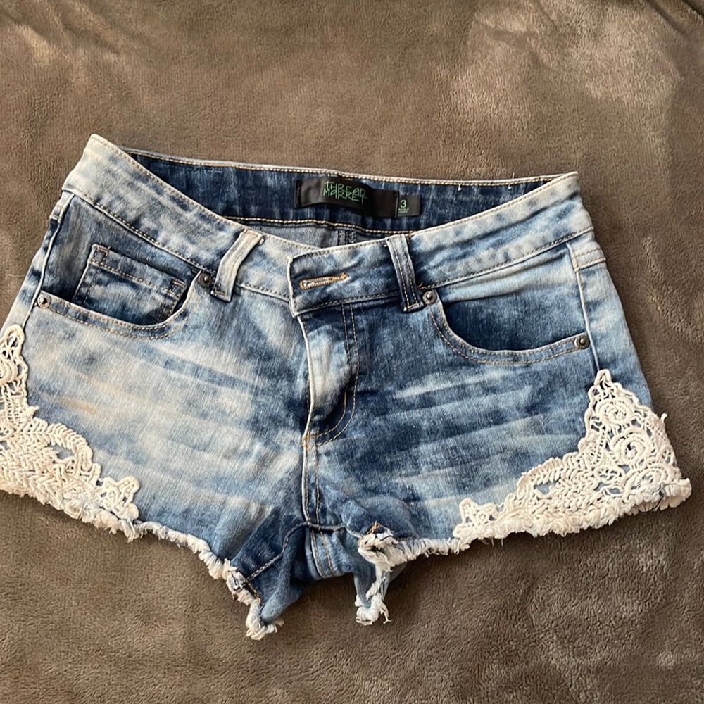 Pair of short shorts. Juniors size 3. Super cute and an attention seeker.